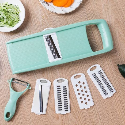 "6-in-1 Multifunctional Vegetable Cutter: Effortless Slicing, Dicing & Grating"