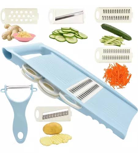 "6-in-1 Multifunctional Vegetable Cutter: Effortless Slicing, Dicing & Grating"